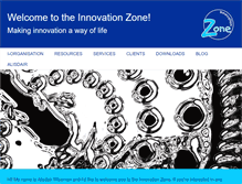 Tablet Screenshot of innovation-zone.com